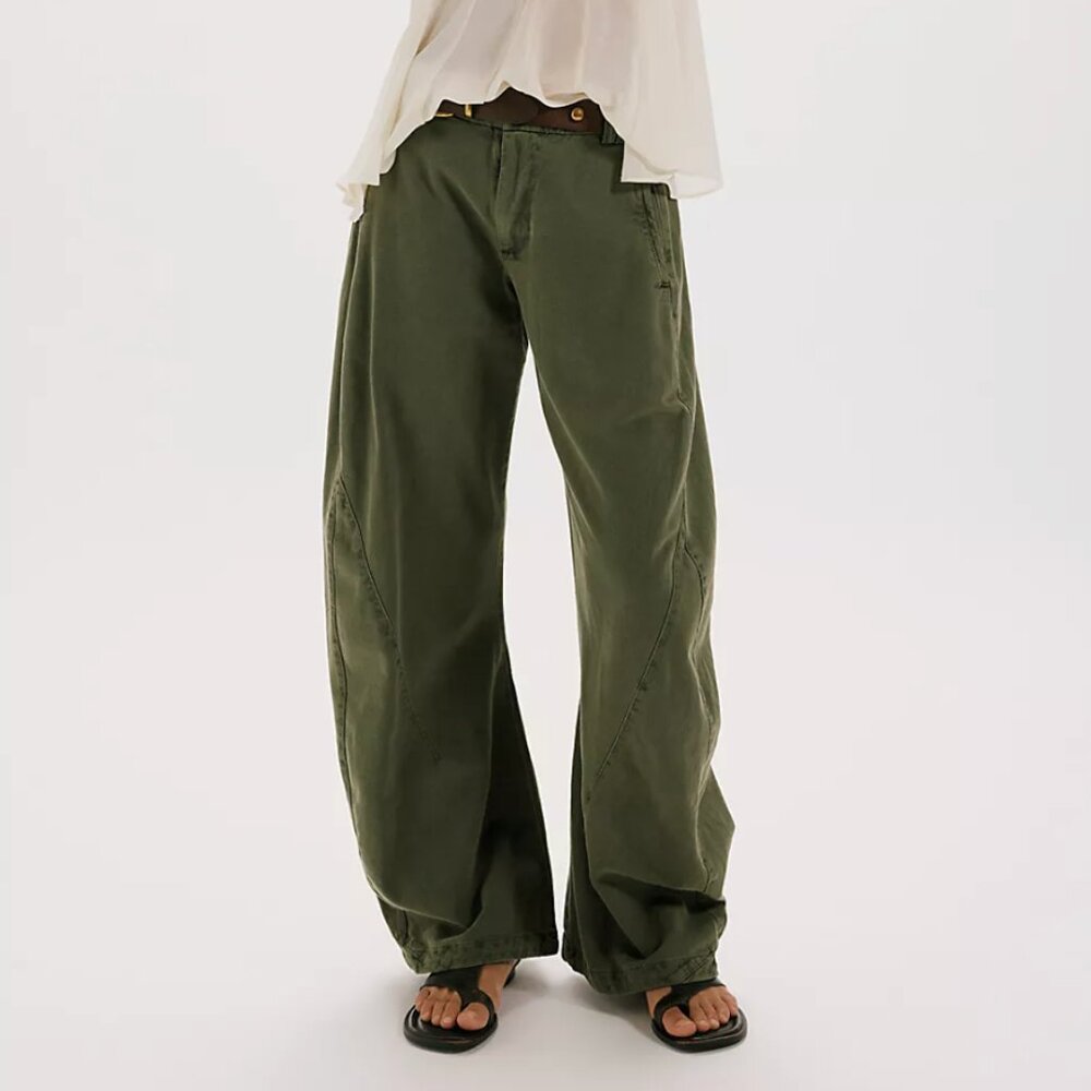Spotlight Washed Barrel Chino Trousers